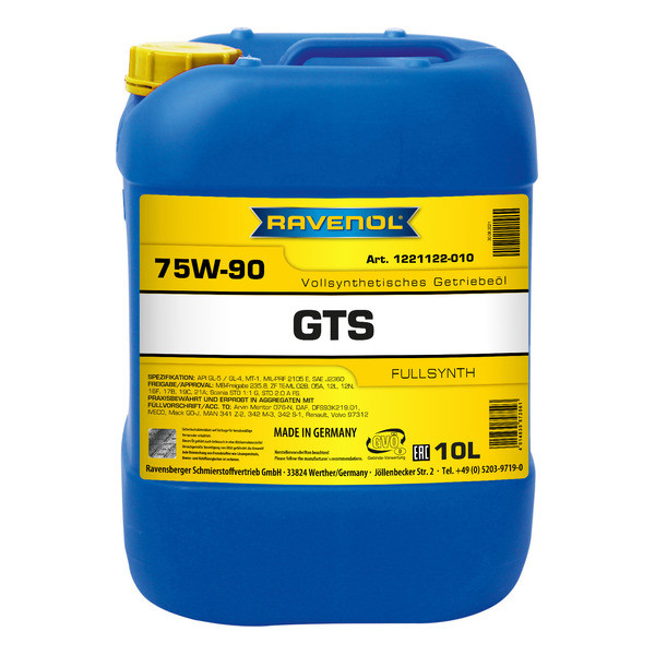 Trans Synth RAVENOL Gear Trans Synth GTS 75W-90 transmissiya moyi