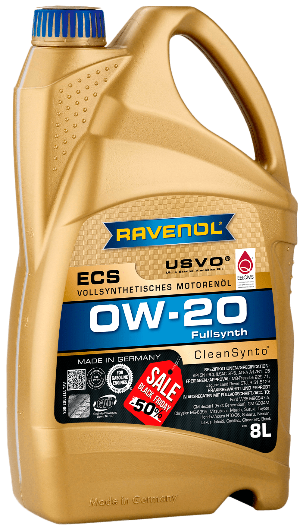 Mator moyi RAVENOL ECS EcoSynth 0W-20